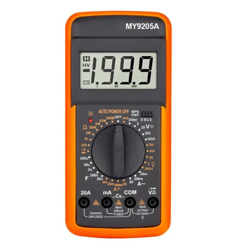 DT9205A Digital Multimeter Portable Multi Meter AC  Voltage Meter  Ammeter Resistance Tester