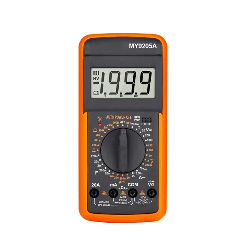 Dt9205a Digital Multimeter Portable Multi Meter Ac Voltage Meter Ammeter Resistance Tester 4714120392292