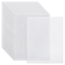 24Pcs Plastic Canvas Mesh Sheets for Needlework Embroidery Acrylic Yarn Crafting Knit Mesh Mat Embroidery,Yarn Crafting