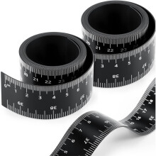 2Pcs 100cm Magnetic Ruler Flexible Magnetic Ruler with Both Inches and Centimeters Magnet Measuring Tape