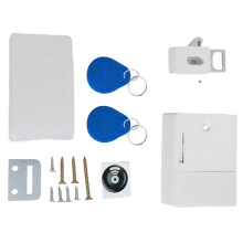 RFID Digital Lock for Furniture - Invisible, No Drill Installation, Key Card Access B