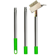 Stainless Steel Weed Removal Brush with Adjustable Long Handle Cracked Weeder Tool for Moss and Weed in Garden Remover