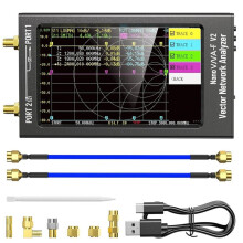 -F V2 Vector Network Analyzer 50KHz-3GHz, 4.3inch Screen, 5000mAh Battery