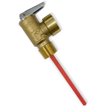 3/4" NPT Threaded DN20 Internal and External Thread Temperature Relief Valve, Suitable for Water Heaters and Water Tanks