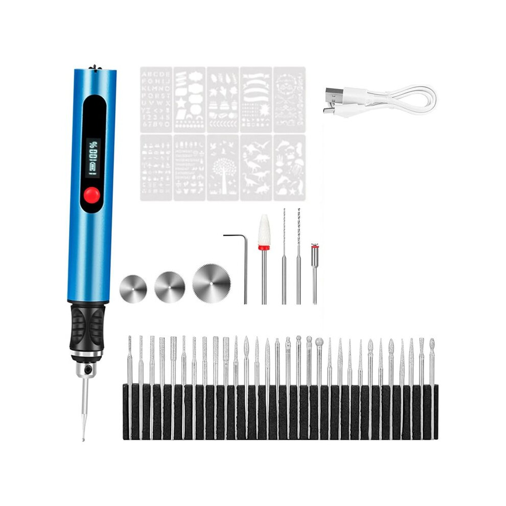 Usb Rechargeable Engraving Pen, Rotary Tool Kit For Diy Crafts, Jewelry, And Model Making - 4711930059155