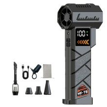 Powerful Air Blower with LED Display, 40mm Jet, 800g Wind Pressure, Brushless Motor A