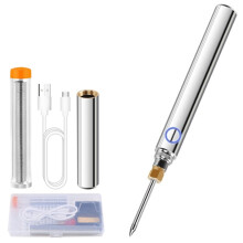 Kit de Ferro de Soldar Sem Fio, 1100 MAh, Recarregável Via USB, Caneta de Solda Portátil
