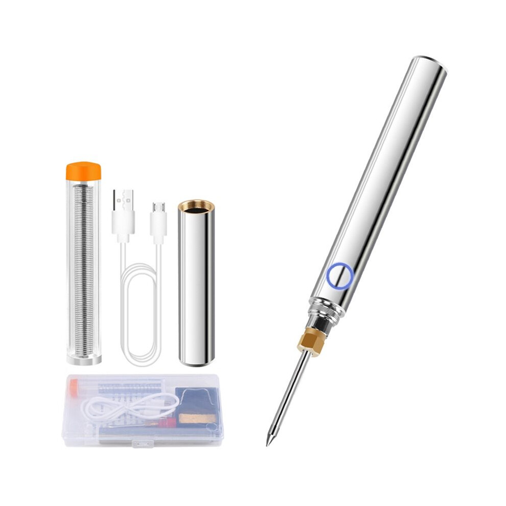 Cordless Soldering Iron Kit, 1100 Mah Usb Rechargeable, Portable Welding Pen 4713593859356