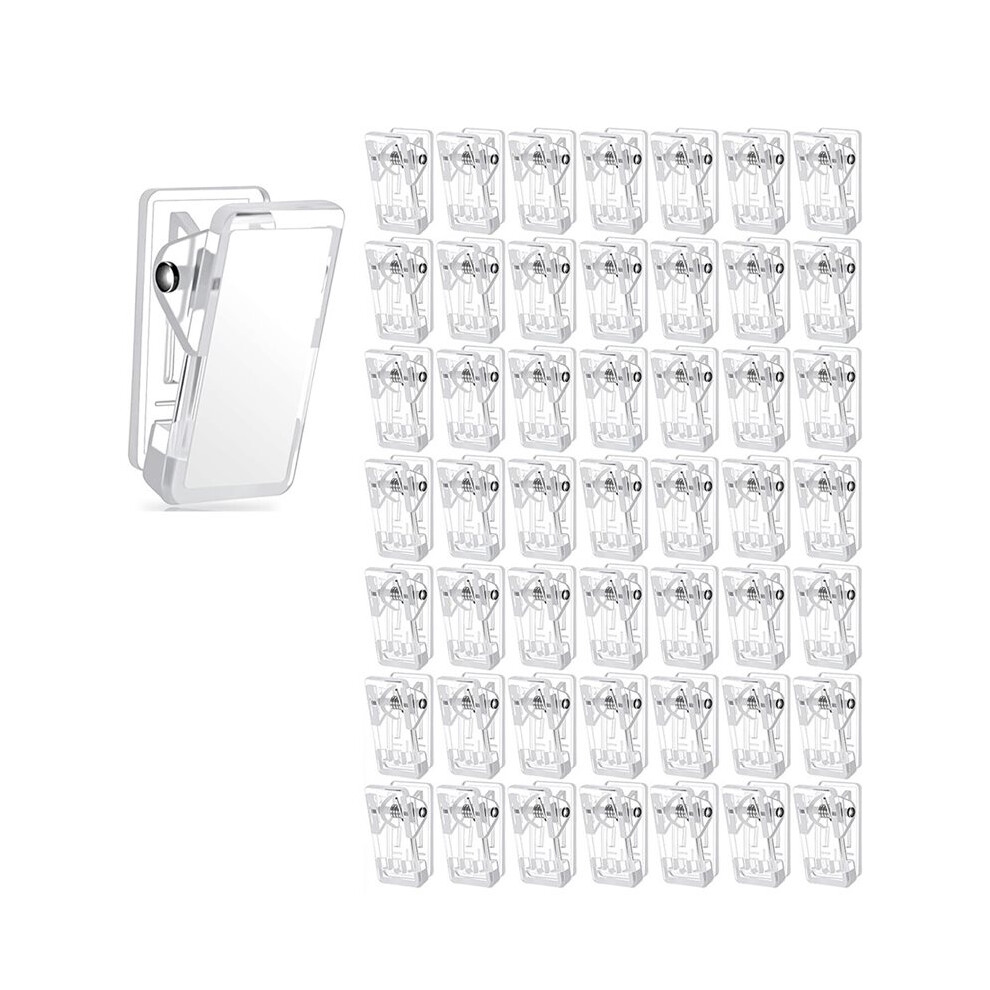 200Pcs Self Adhesive Clips For Photo Sticky Clips For Wall Wall Hanging Clip Sticky Spring Clip 6033420761651