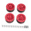 RC Car Wheels 1/12 1/16 Scale 4 Pieces Red 3