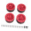 RC Car Wheels 1/12 1/16 Scale 4 Pieces Red 5