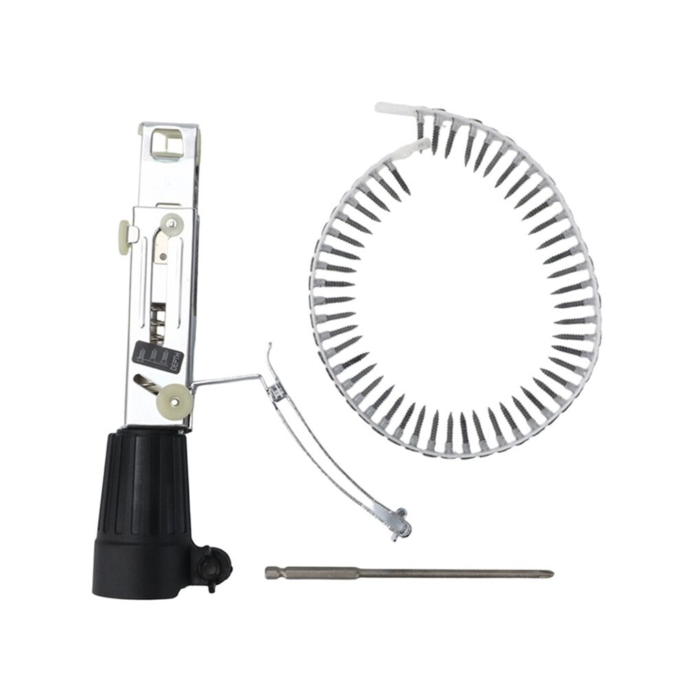 Automatic Chain Nail Gun Adapter Screw Gun For Electric Drill Woodworking Tool Cordless Power Drill Attachment 6031526678521