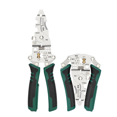 Multifunction Foldable Wire Stripping Pliers Voltage Testing Cable Cutting Pliers Wire Stripper Electrician Pliers