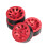 RC Car Wheels 1/12 1/16 Scale 4 Pieces Red 8