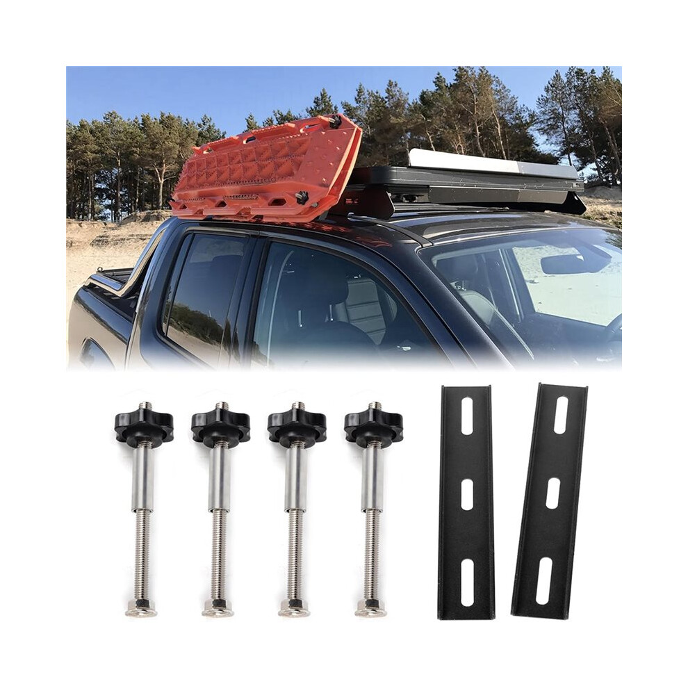 Traction Board Mounting Kit - Mounting Pins Kits For Traction Boards - Fit For Most Recovery Tracks 6032713188137