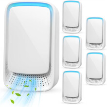6pack Air Ionizer Plug in Air-Purifier with Negative Ion Generator,Air Ionizers for Home EU Plug