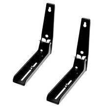 2 Staffe Pieghevoli da Parete per Mensole per Microonde, Robuste Staffe per Organizer da Cucina In Acciaio Inossidabile, Capacità