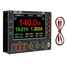 I2C C09 Miernik Kształtu Fali 0-40 V Wejście Podwójny Kanał Tester Napięcia i Prądu 4-Calowy Szybki Tester Pomiaru Skanowania Diody A