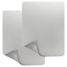 Paquete de 2 Tapetes de Silicona para Prensado Térmico de 15 X 12 Pulgadas, Almohadilla de 0,3 Pulgadas de Grosor, Almohadilla de Silicona de Doble
