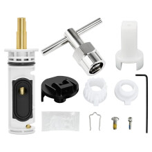 1222 Pressure Balancing Valve Core Kit: with 104421 Removal Tool & 116653 Handle Adapter for Moen Tub/Shower Faucets