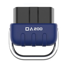 DA200 Strumento di Lettura Schede OBD II per Auto BLE  4.0/5.4 Scanner Diagnostico per Auto OBD2 con Codificatore di Guasti Chip 25K80 APP