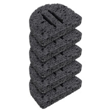 Cleaning Solder Sponge 50x60x10mm for Soldering Rework Station Iron Tips Cleaner Half Round Black 5pcs