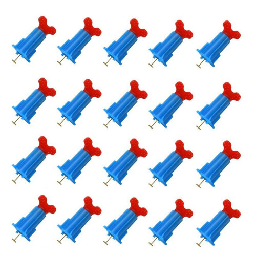20 Pcs Tile Leveler Spacer Reusable Tools for Wall Floor Tile Adjustment Internal Screw Leveler Tile Tools with T-Pin