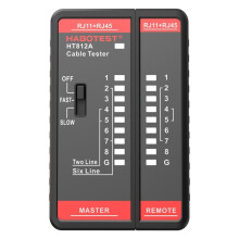 HABOTEST Network Cable Tester for RJ11 RJ45 - Essential Tool for Continuity, Phone Finder, LAN Testing