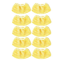 10-piece steam cleaner replacement parts for EasyFixSC 2, SC 3, SC 4, SC 5 cleaner accessories for dirt pickup