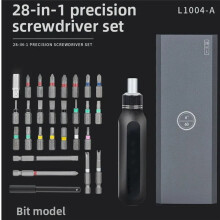 Ratcheting Screwdriver Set 28 in 1 Magnetic Screwdriver Set with Case for Furniture/Car/Computer/Electronics