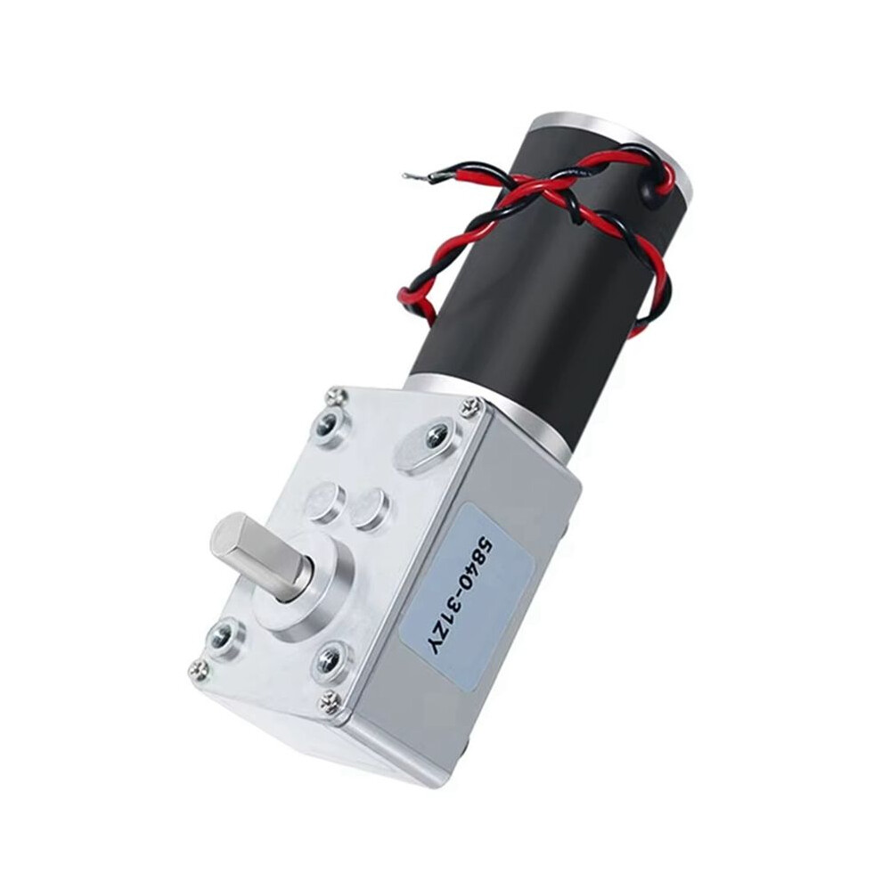 5840-31Zy Worm Gear Micro-Motor 12V/470Rpm Can Be Reversed Metal Gear Boxes Self-Locking Motor 6032248816147