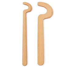 2Pcs Cup Pottery Clay Tools with Long Grip Handle, Vase Pots Making Clay Sculpture Tool Ceramic Throwing Stick