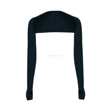 (Navy) Breathable Cooling Shawl Arm Sleeves Summer Sun Protection Women Men Driving