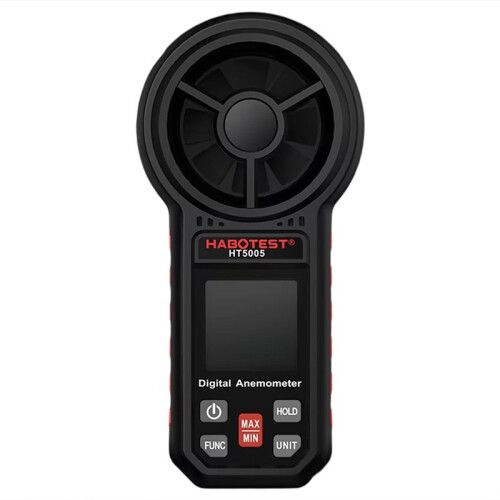 HABOTEST HT5005 Digital Anemometer High-Precision Bear Measures Air Temperature CFM CMM Max Min Data Hold Measur Tool