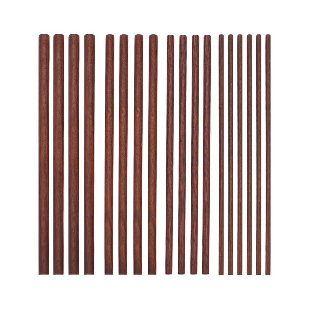 18Pcs 4 Size Walnut Dowel Rods 11.8 Inch Long Dowel Rods Wood Sticks 6/8/10/12Mm Dia Unfinished Round Sticks 4711320612168