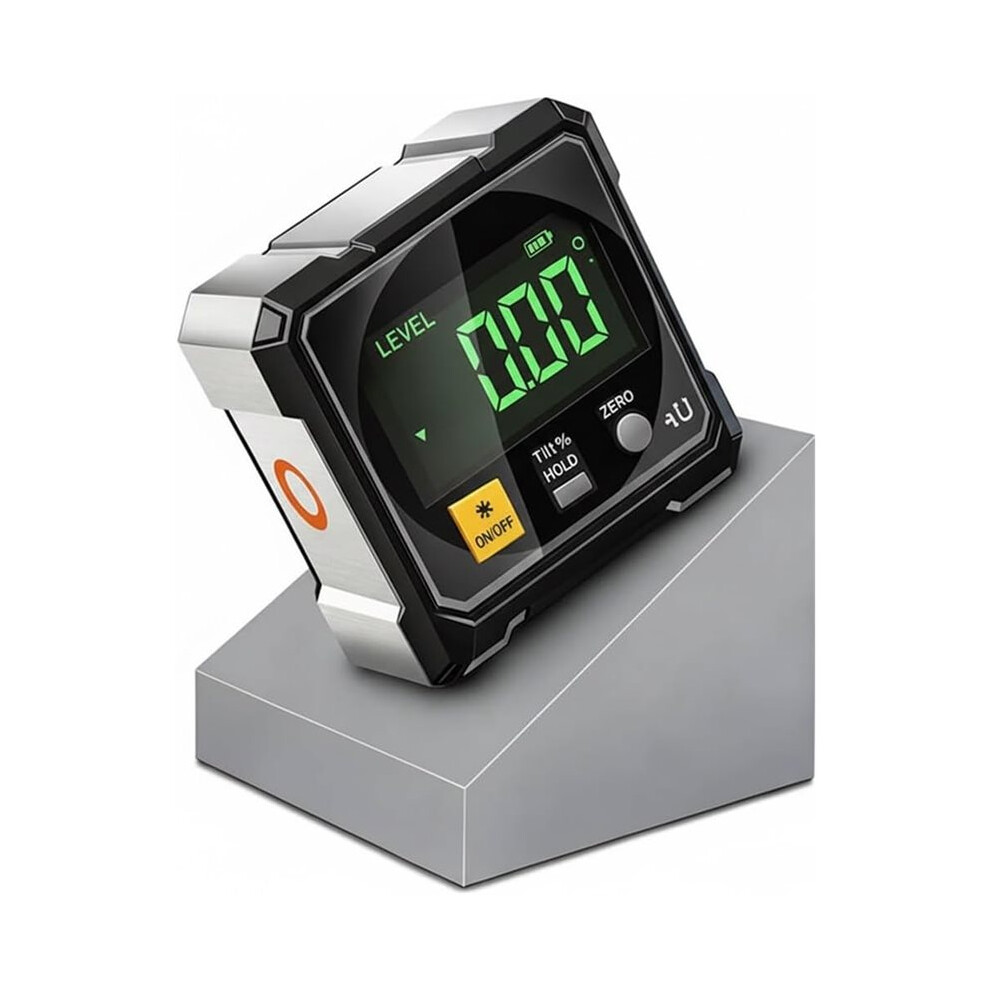Digital Laser Angle Finder Protractor Tool, Digital Angle Finder With Led Display, 4-Side Magnetic Gauge 6033681243446