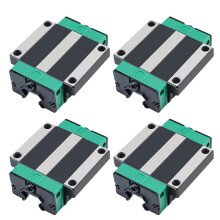 4pcs HGW20CC Linear Slider Bearing HGH20CA Square Bearing Slider Block for HGR20 High Assembly CNC Linear Guide