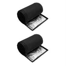 3 Layers HVAC Copper Pipe Insulation Cover,72x10.2Inch Oxford AC Pipe Insulation Covers for Outside 2pack