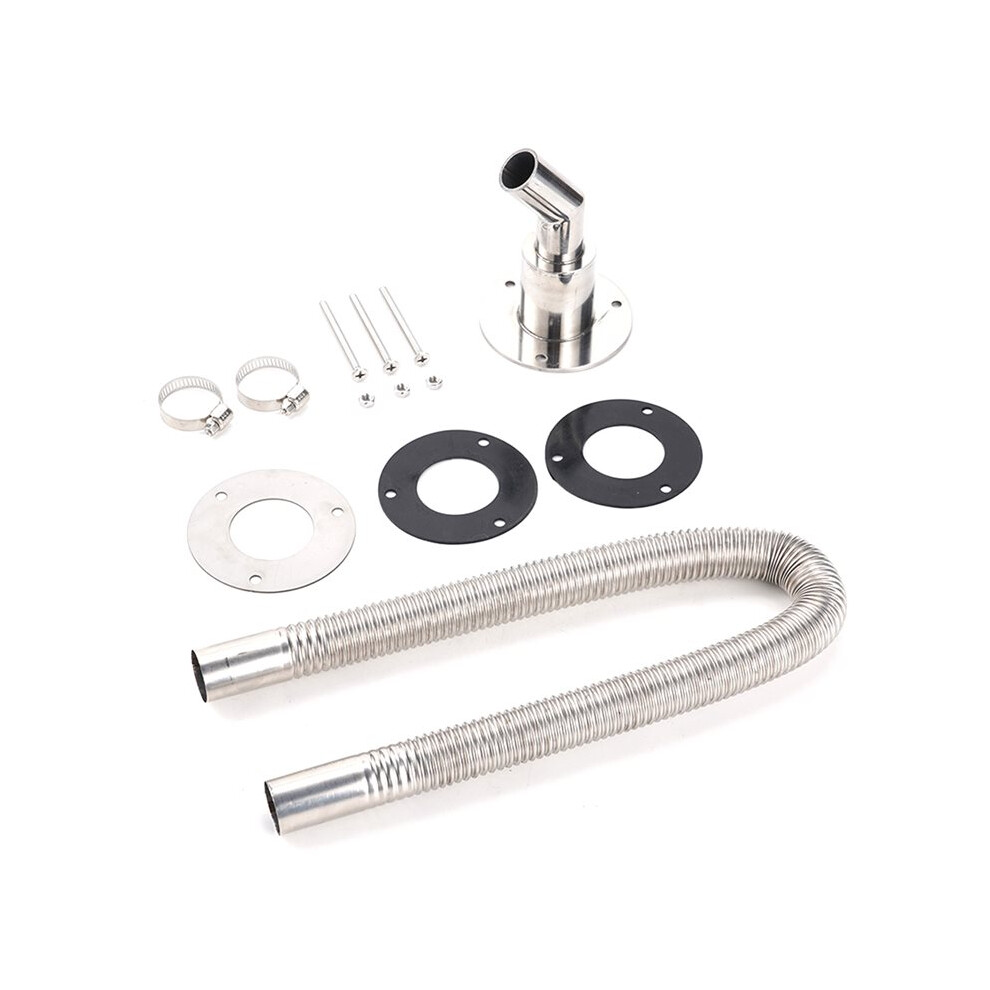 Heater Exhaust Pipe Straight /Elbow 24Mm Stainless Steel Universal For Air Heater Exhaust Pipe Elbow 4711493954423