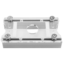 Adaptador de Herramienta de Base de Guía de Ranurado con Sujetadores de Soporte de Ranurado 2 en 1 para Carpintería, Muebles, Bricolaje, Conector