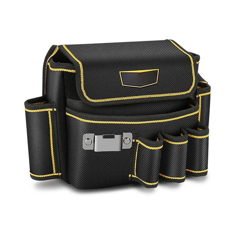 1Pc Multi-Pocket Tool Pouch, 600D Oxford Cloth, Adjustable Belt For Electrician, Carpenter 6034190434684