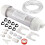 Condensate Neutralizer Kit for Rinnai 804000074,High Stability Microporous Pellets for PH Neutralization,COD Reduction 1