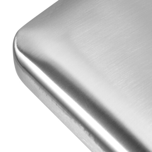 Silver Stainless Steel Flask Portable Vintage Design 2