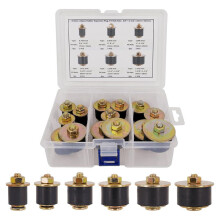 14Pcs Neoprene Rubber Expansion Plug 3/4in 7/8in 1in 1-1/8in 1-1/4in 1-3/8in,Automotive Rubber Freeze Frost Plug