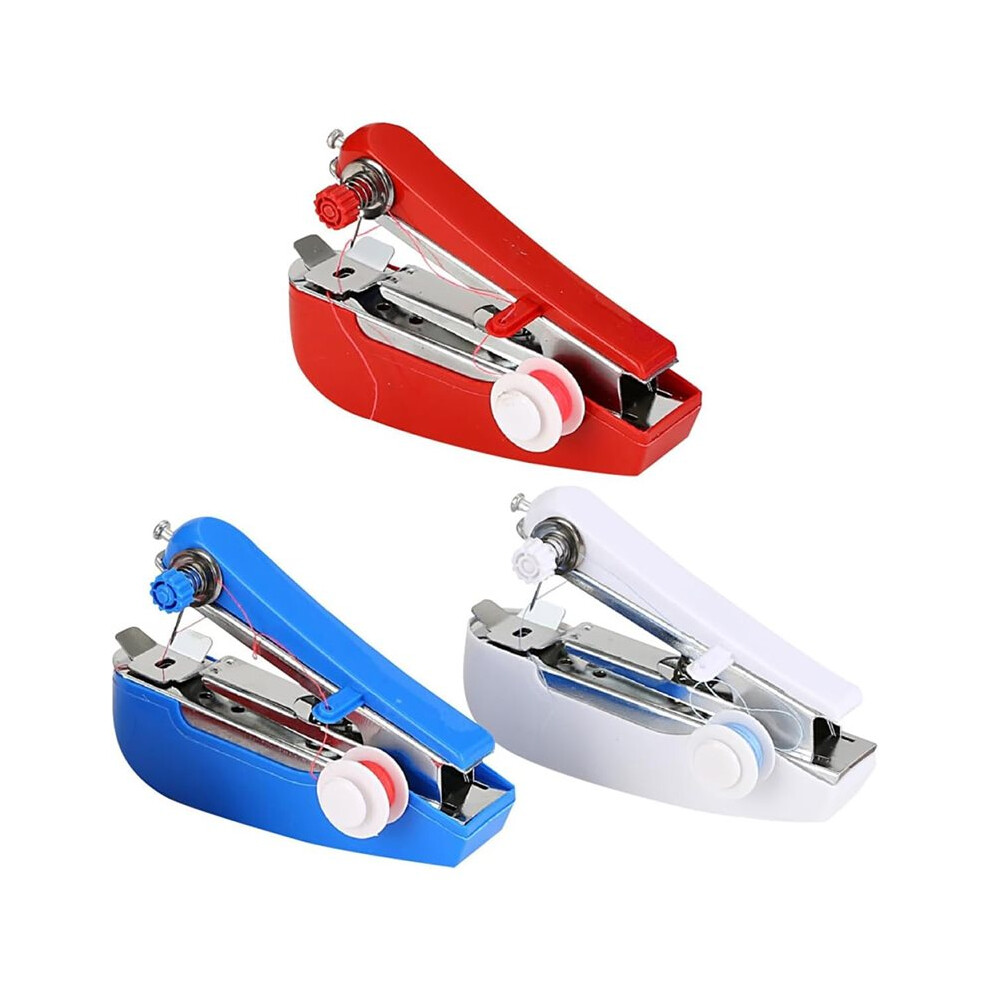 3Pcs Portable Handheld Sewing Machine Light Weight Manual Sewing Tool For Household And Travel 6033681402676