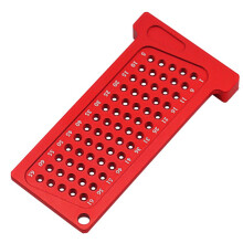 Anreißnadel für Holzbearbeitung, Metrische T-Lineale, Aluminium-Taschenmarkierungslehre, Anreißlineal, Messwerkzeug