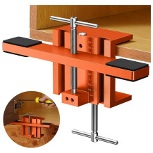 Cabinet Door Mounting Jig with Upgraded Support Arm and Clamp for Installing Cabinets with Face Frame or Frameless