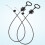 2pcs Metal Recliner Spring Cable Pull Handle D Ring Replacement for Universal Sofa and Couch Black 8
