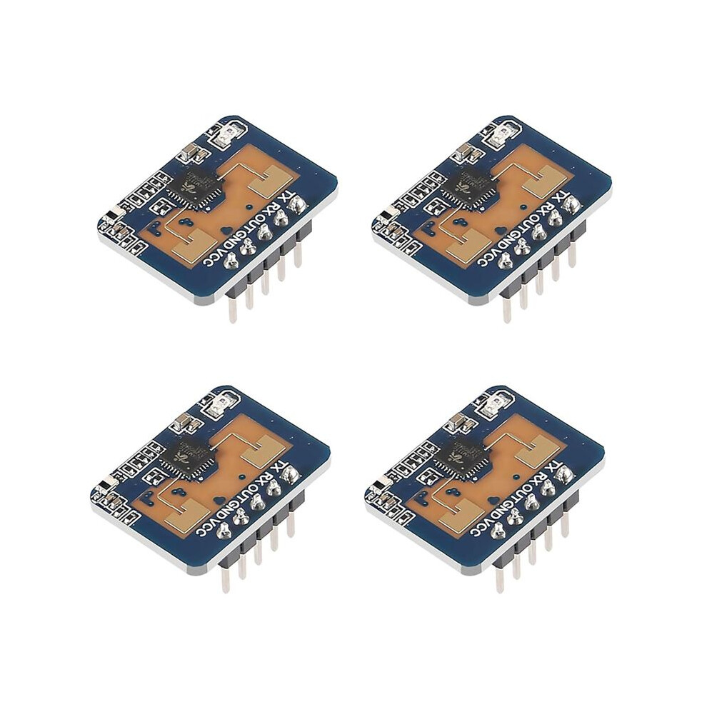 4Pcs Ld2410c Human Presence Sensor Module Hlk-Ld2410 Millimeter Wave Non-Contact 24Ghz Ism Band Serial Port 4713086503025