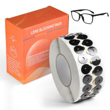 1000 Almohadillas de Bloqueo de Lentes Hidrofóbicas de PC Antideslizantes de Alta Adherencia, Pegatinas Protectoras para Lentes Ópticas, Accesorios